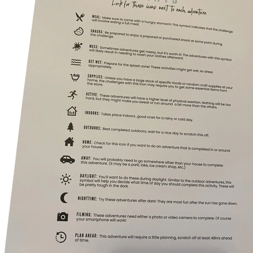 The Adventure Challenge Family Edition book / board game . great gift - Picture 7 of 14